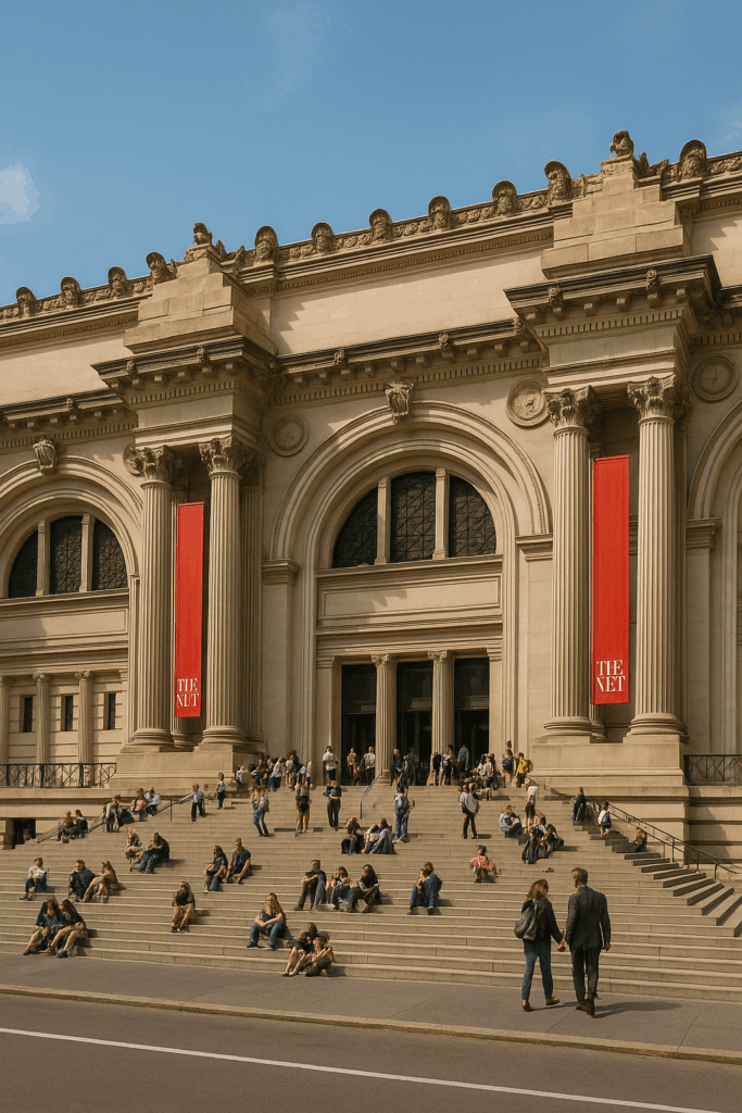 Exterior of The Metropolitan Museum of Art in New York